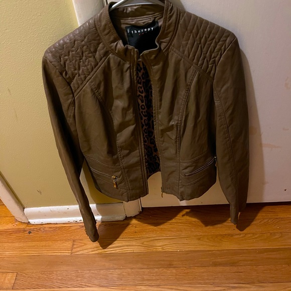 therapy Jackets & Coats Therapy Jacket Browntan Jacket Poshmark